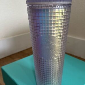 Starbucks Holographic Grid Tumbler